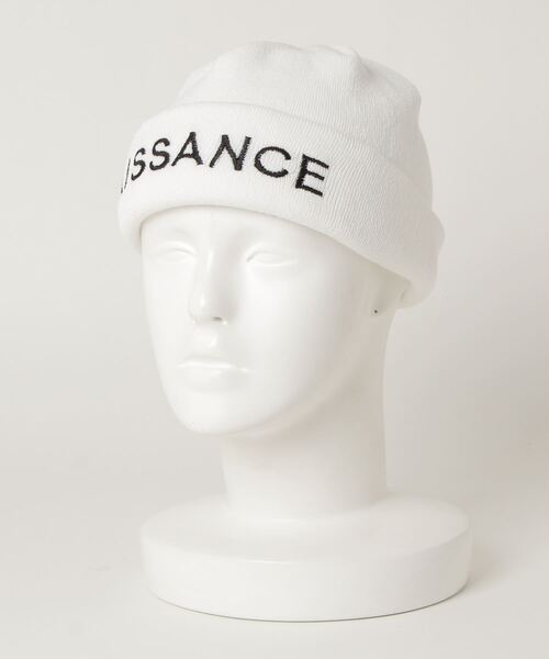 NAISSANCE（ネサンス）の「NAISSANCE(ネサーンス)/WATCH CAP ウォッチニットキャップ（ニットキャップ/ビーニー・メンズ・ブラック/ピンク/イエロー/ホワイト・FREE）」の2枚目の写真