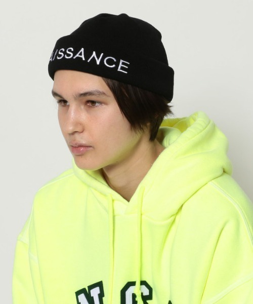NAISSANCE（ネサンス）の「NAISSANCE(ネサーンス)/WATCH CAP ウォッチニットキャップ（ニットキャップ/ビーニー・メンズ・ブラック/ピンク/イエロー/ホワイト・FREE）」の10枚目の写真