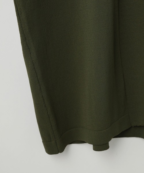 ADAM ET ROPE'（アダムエロペ）の「14GG 天竺トッパーカーディガン（カーディガン/ボレロ・メンズ・ブラウン系その他3/ブラック/カーキ・L/M）」の10枚目の写真