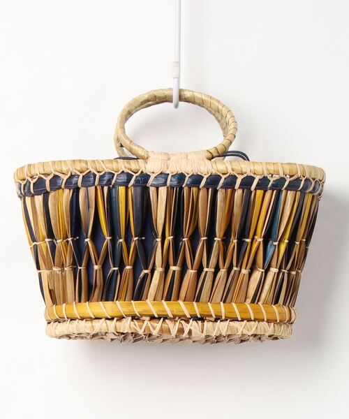 EleSac（エルサック）の「★Ele'Sac★BELLOWS BASCKET（かごバッグ・レディース・グリーン/イエロー・FREE）」の7枚目の写真