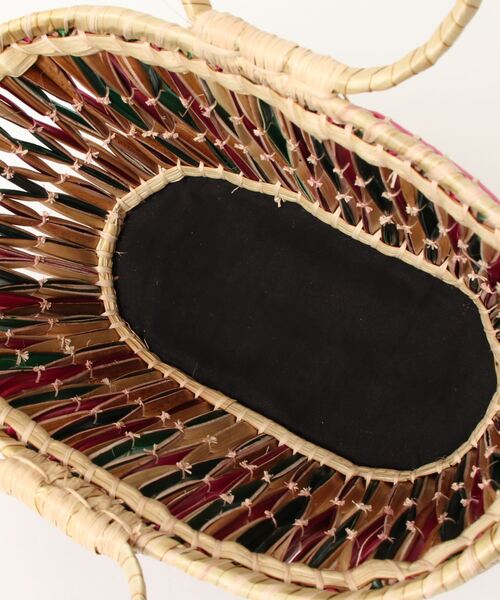 EleSac（エルサック）の「★Ele'Sac★BELLOWS BASCKET（かごバッグ・レディース・グリーン/イエロー・FREE）」の8枚目の写真