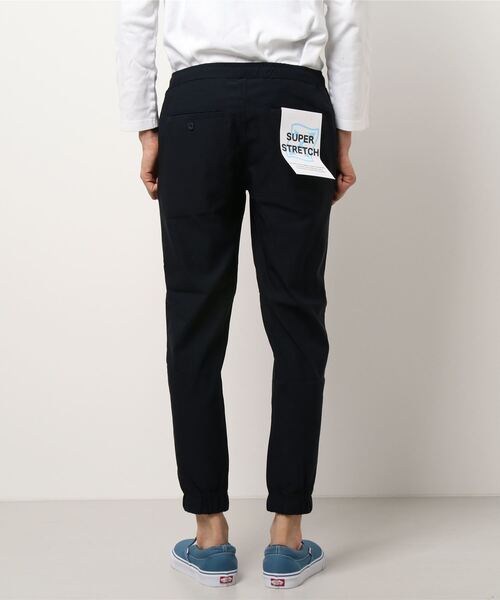 JUNRED（ジュンレッド）の「スーパーストレッチクリーンジョガーパンツ（チノパンツ・メンズ・ベージュ/ネイビー/ブラック・LL/L/M）」の5枚目の写真