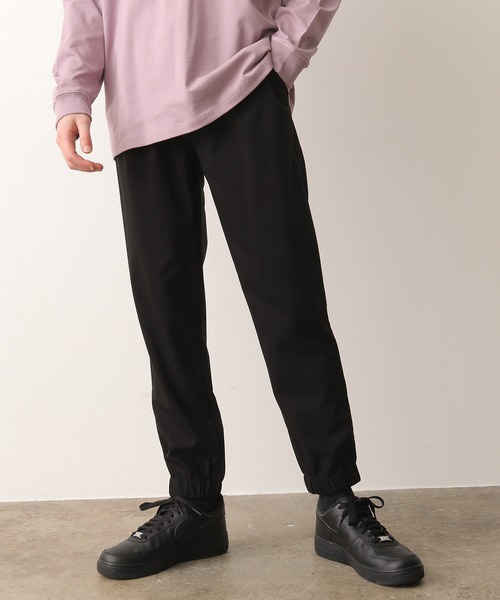 JUNRED（ジュンレッド）の「スーパーストレッチクリーンジョガーパンツ（チノパンツ・メンズ・ベージュ/ネイビー/ブラック・LL/L/M）」の2枚目の写真