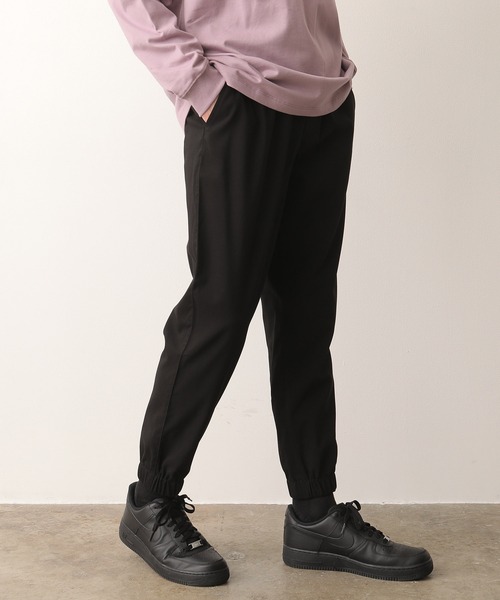 JUNRED（ジュンレッド）の「スーパーストレッチクリーンジョガーパンツ（チノパンツ・メンズ・ベージュ/ネイビー/ブラック・LL/L/M）」の7枚目の写真