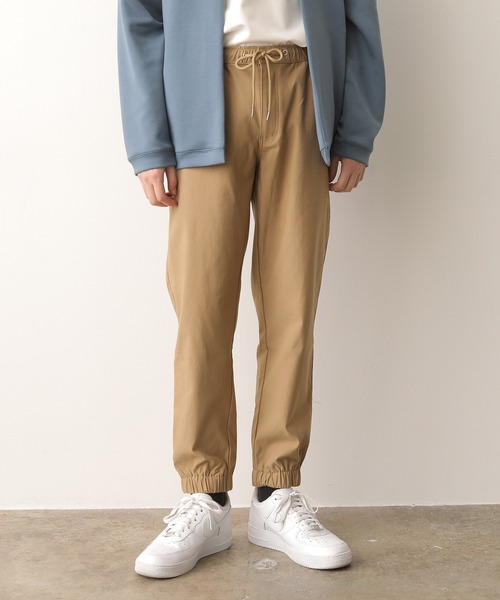 JUNRED（ジュンレッド）の「スーパーストレッチクリーンジョガーパンツ（チノパンツ・メンズ・ベージュ/ネイビー/ブラック・LL/L/M）」の8枚目の写真