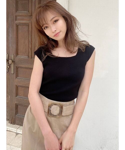 RESEXXY(リゼクシー)の「配色ステッチマーメイドスカート(スカート・レディース・オフホワイト/ブラック/オレンジ/ベージュ・FREE)」の21枚目の写真