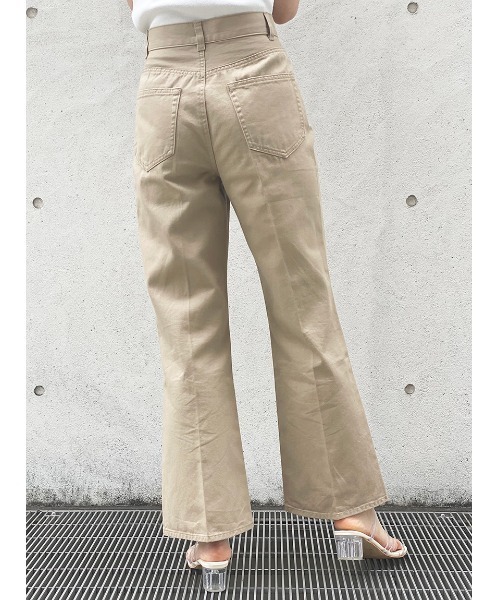 one way（ワンウェイ）の「センタープレスカラーパンツ（スラックス・レディース・オフホワイト/ベージュ/ブラック系その他・S/M）」の15枚目の写真