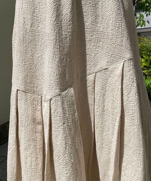 CAPRICIEUX LE'MAGE（カプリシューレマージュ）の「タックマーメイドスカート（スカート・レディース・ブラック/アイボリー・FREE）」の10枚目の写真