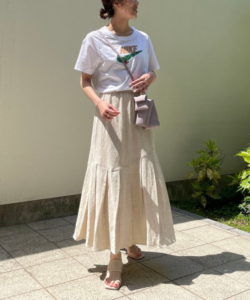 CAPRICIEUX LE'MAGE（カプリシューレマージュ）の「タックマーメイドスカート（スカート・レディース・ブラック/アイボリー・FREE）」の16枚目の写真