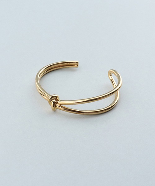 PAS TIERRA（パティエラ）の「[Lien] ローンドバングル（ブレスレット・レディース・イエローゴールド/シルバー・FREE）」の2枚目の写真