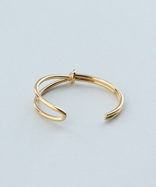 PAS TIERRA（パティエラ）の「[Lien] ローンドバングル（ブレスレット・レディース・イエローゴールド/シルバー・FREE）」の11枚目の写真