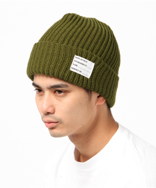 SHIPS JET BLUE（シップスジェットブルー）の「SHIPS JET BLUE: ニットキャップ（ニット帽）made in JAPAN（ニットキャップ/ビーニー・メンズ・ダークグレー/ブルー/ネイビー/ワイン/ブラック/オリーブ/ダークブルー/チャコールグレー/ブラウン/ライトオリーブ・ONE SIZE）」の11枚目の写真