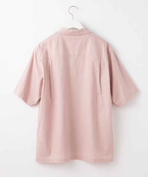 CIAOPANIC TYPY（チャオパニックティピー）の「リネン混ミリタリワークシャツ（シャツ/ブラウス・メンズ・アイボリー/チャコールグレー/グリーン/ピンク・SMALL/MEDIUM/LARGE/X-LARGE）」の21枚目の写真