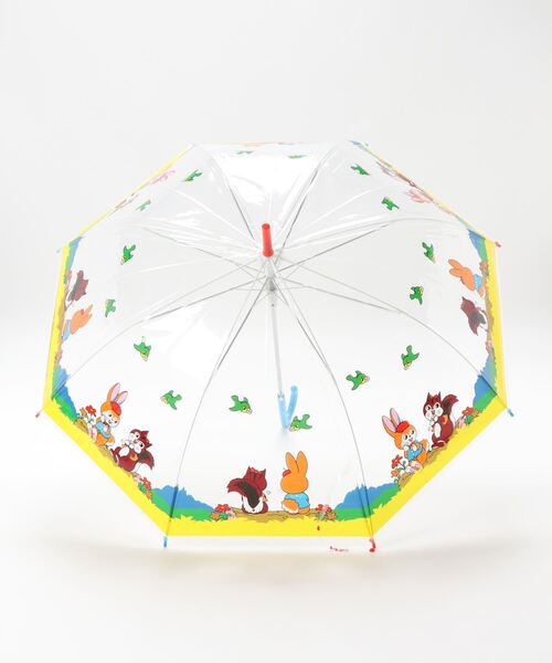 SiNCERE（シンシア）の「販売終了〈クッピーラムネ〉キャラクター柄アンブレラ 大人用ビニール傘（長傘・レディース・クリア・60cm）」の5枚目の写真