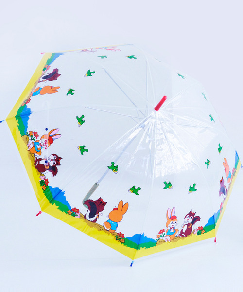 SiNCERE（シンシア）の「販売終了〈クッピーラムネ〉キャラクター柄アンブレラ 大人用ビニール傘（長傘・レディース・クリア・60cm）」の4枚目の写真