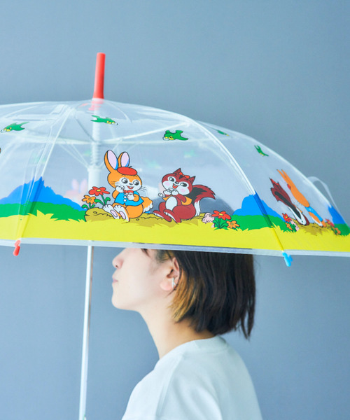 SiNCERE（シンシア）の「販売終了〈クッピーラムネ〉キャラクター柄アンブレラ 大人用ビニール傘（長傘・レディース・クリア・60cm）」の11枚目の写真