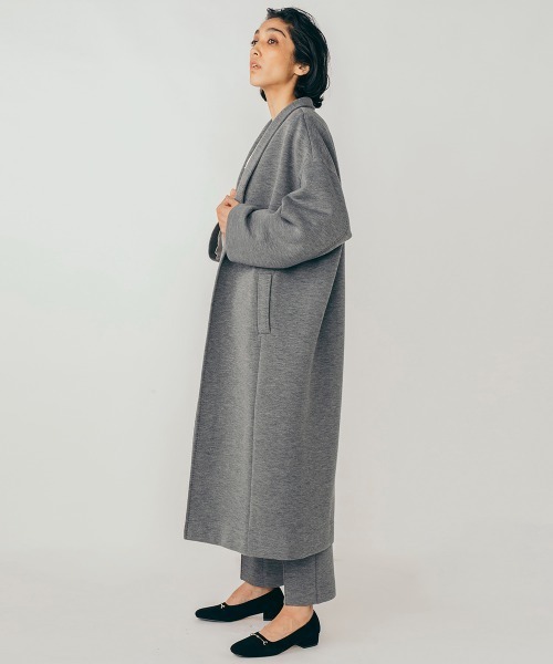 Sov.（ソブ）の「ウールライクダンボールコート（その他アウター・レディース・トップグレー/チャコール・38/36）」の10枚目の写真