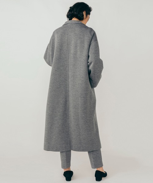 Sov.（ソブ）の「ウールライクダンボールコート（その他アウター・レディース・トップグレー/チャコール・38/36）」の4枚目の写真