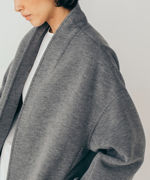 Sov.（ソブ）の「ウールライクダンボールコート（その他アウター・レディース・トップグレー/チャコール・38/36）」の9枚目の写真