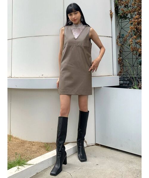 EMODA（エモダ）の「ミニハイネックトップ（Tシャツ/カットソー・レディース・ホワイト/その他1/その他/ブラック・FREE）」の13枚目の写真