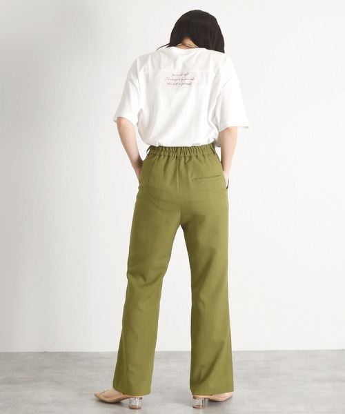 w closet（ダブルクローゼット）の「転写プリントTシャツ（Tシャツ/カットソー・レディース・スミクロ/オフホワイト/ミント/ブルー・FREE）」の11枚目の写真