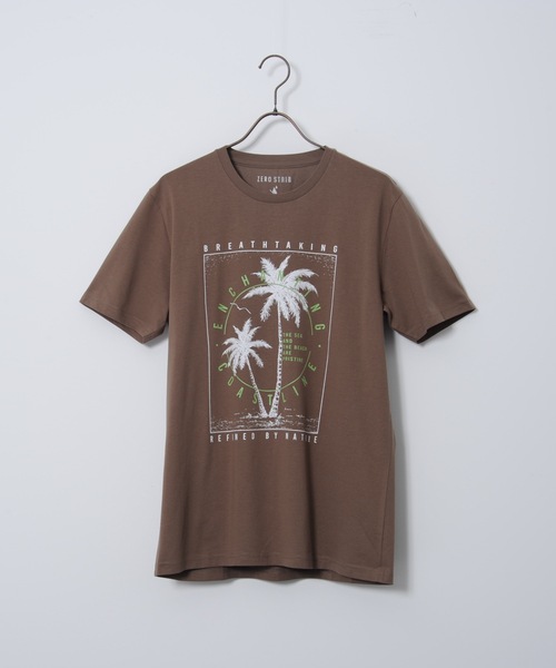 JEANS MATE(ジーンズメイト)の「サープリントTシャツ2 汗染み防止/撥水性/UVカット(Tシャツ/カットソー・メンズ・チャコールグレー/ネイビー/ブラウン/クリーム/アイボリー/オートミール・MEDIUM/LARGE/X-LARGE/SMALL)」の17枚目の写真