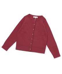 ROPE' PICNIC（ロペピクニック）の「【KIDS】【リンクコーデ】ワイドリブパール釦カーディガン（カーディガン/ボレロ・キッズ）」
