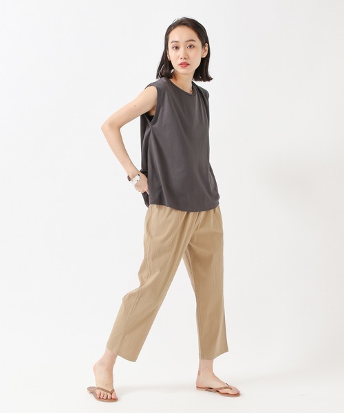 ALAND（エーランド）の「3.3 Field Trip／ヘムFLAREノースリーブ　2218891（タンクトップ・レディース・アイボリー/チャコール/カーキ/ブラック・FREE）」の5枚目の写真