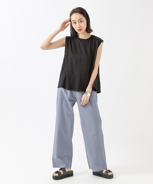 ALAND（エーランド）の「3.3 Field Trip／ヘムFLAREノースリーブ　2218891（タンクトップ・レディース・アイボリー/チャコール/カーキ/ブラック・FREE）」の8枚目の写真