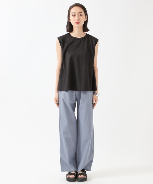 ALAND（エーランド）の「3.3 Field Trip／ヘムFLAREノースリーブ　2218891（タンクトップ・レディース・アイボリー/チャコール/カーキ/ブラック・FREE）」の9枚目の写真