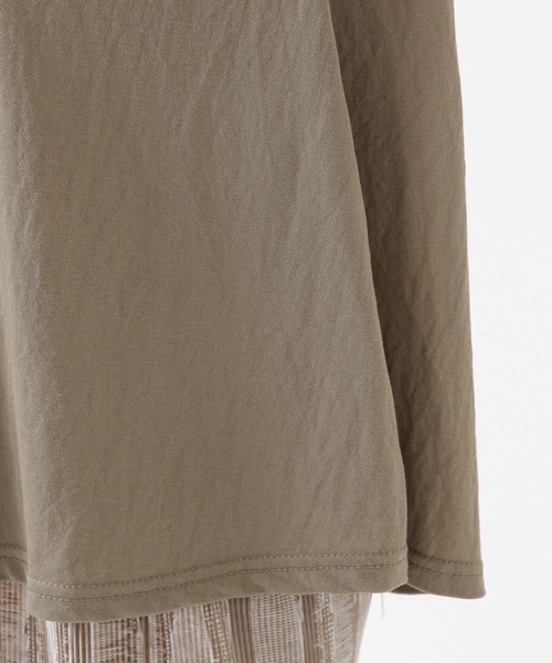 ALAND（エーランド）の「3.3 Field Trip／ヘムFLAREノースリーブ　2218891（タンクトップ・レディース・アイボリー/チャコール/カーキ/ブラック・FREE）」の21枚目の写真