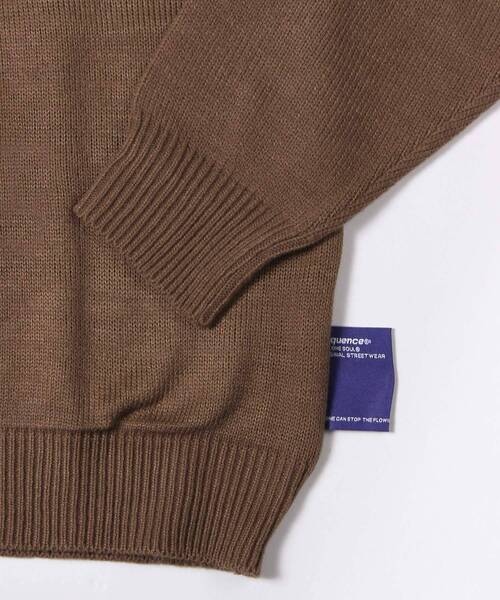 URBAN FLOW クルーネック ニット セーター (Ｌ) 茶 仁村紗和さん着用』『UR TECH 200日ニット』クルーネック | アーバン