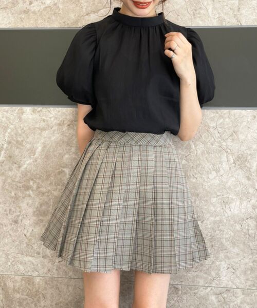 MAJESTIC LEGON（マジェスティックレゴン）の「トラッドプリーツミニスカパン（その他パンツ・レディース・ブラック系その他/ブラック/ブラウン系その他2・SMALL/MEDIUM）」の6枚目の写真