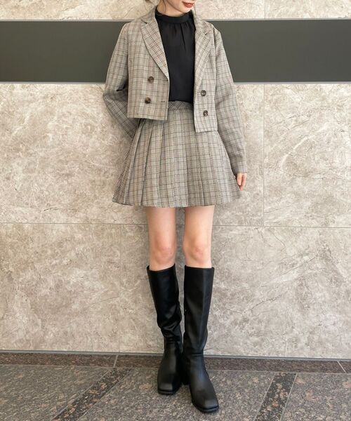 MAJESTIC LEGON（マジェスティックレゴン）の「トラッドプリーツミニスカパン（その他パンツ・レディース・ブラック系その他/ブラック/ブラウン系その他2・SMALL/MEDIUM）」の10枚目の写真