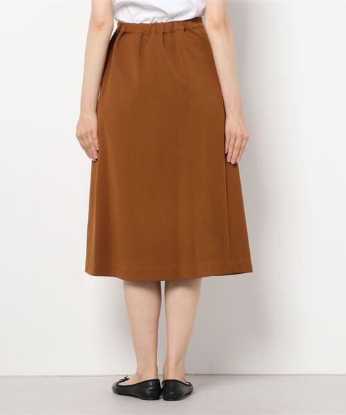 NARACAMICIE(ナラカミーチェ)の「カルゼ調Aラインスカート(スカート・レディース・ネイビー/ブラウン・MEDIUM)」の3枚目の写真