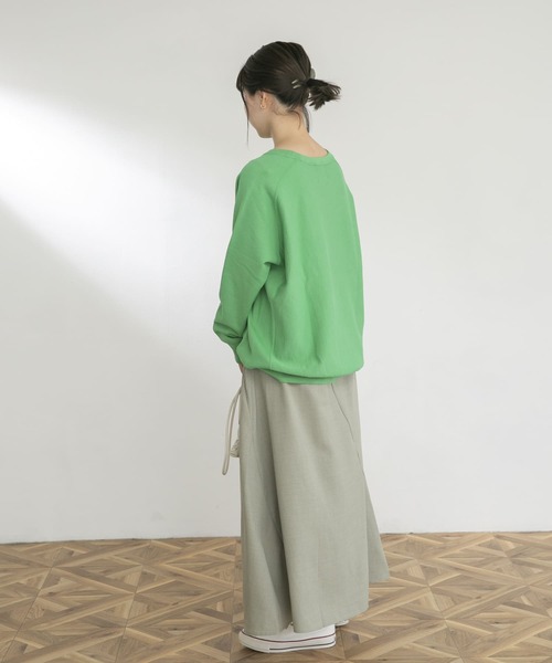 UR Lab.（アーバンリサーチラボ）の「『Sサイズ/低身長向け』フレアロングスカート（スカート・レディース・ライトカーキ/ブルー/ブラウン/レッド・SMALL/FREE）」の5枚目の写真