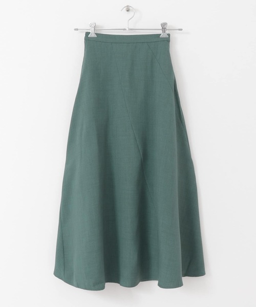 UR Lab.（アーバンリサーチラボ）の「『Sサイズ/低身長向け』フレアロングスカート（スカート・レディース・ライトカーキ/ブルー/ブラウン/レッド・SMALL/FREE）」の18枚目の写真
