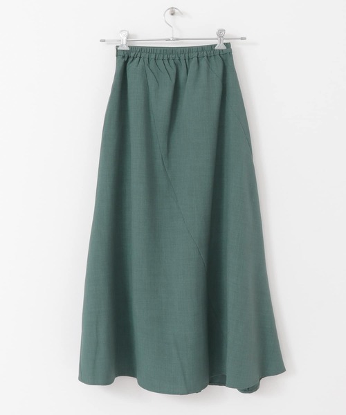 UR Lab.（アーバンリサーチラボ）の「『Sサイズ/低身長向け』フレアロングスカート（スカート・レディース・ライトカーキ/ブルー/ブラウン/レッド・SMALL/FREE）」の21枚目の写真