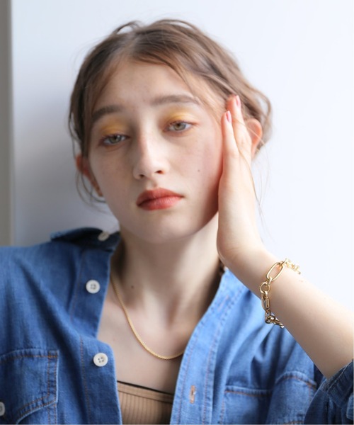 Laura Lombardi(ローラロンバルディ)の「【Laura Lombardi/ローラロンバルディ】RAFAELLA BRACELET:ブレスレット◆(ブレスレット・レディース・ゴールド・FREE)」の3枚目の写真