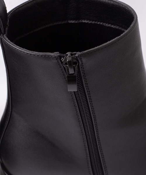WEGO（ウィゴー）の「WEGO/プレーントゥヒールブーツ（ブーツ・メンズ・ブラック・SMALL/MEDIUM）」の8枚目の写真