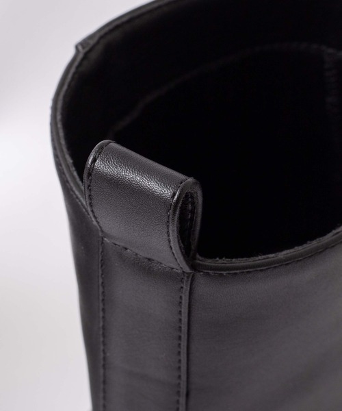 WEGO（ウィゴー）の「WEGO/プレーントゥヒールブーツ（ブーツ・メンズ・ブラック・SMALL/MEDIUM）」の9枚目の写真