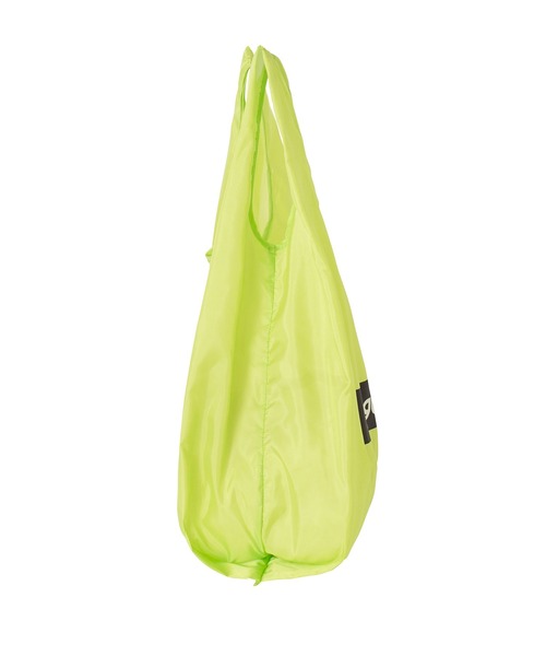 X-girl（エックスガール）の「SMALL REUSABLE BAG（エコバッグ/サブバッグ・レディース・ベージュ/ライトグリーン/ホワイト・ONE SIZE）」の4枚目の写真