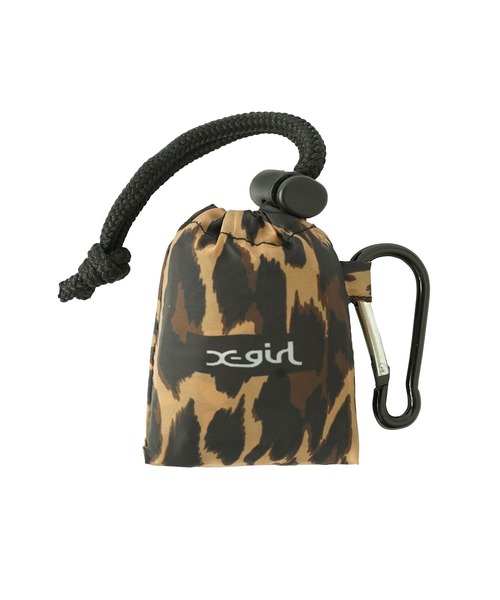 X-girl（エックスガール）の「SMALL REUSABLE BAG（エコバッグ/サブバッグ・レディース・ベージュ/ライトグリーン/ホワイト・ONE SIZE）」の18枚目の写真