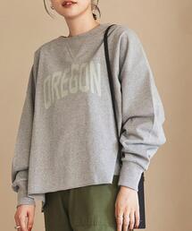 coen | エコリッチ裏毛ロゴプリントスウェット(スウェット)