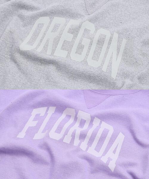 coen（コーエン）の「エコリッチ裏毛ロゴプリントスウェット（スウェット・レディース・グレー/ライラック・MEDIUM/LARGE）」の13枚目の写真
