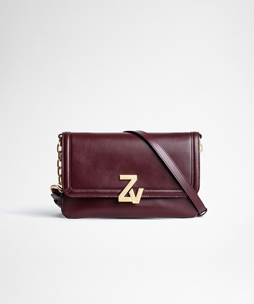 ZADIG&VOLTAIRE(ザディグ エ ヴォルテール)の「ZV INTIALE LA CLUTCH CALFSKIN(クラッチバッグ・レディース・ブラック/レッド系その他・ONE SIZE)」の2枚目の写真