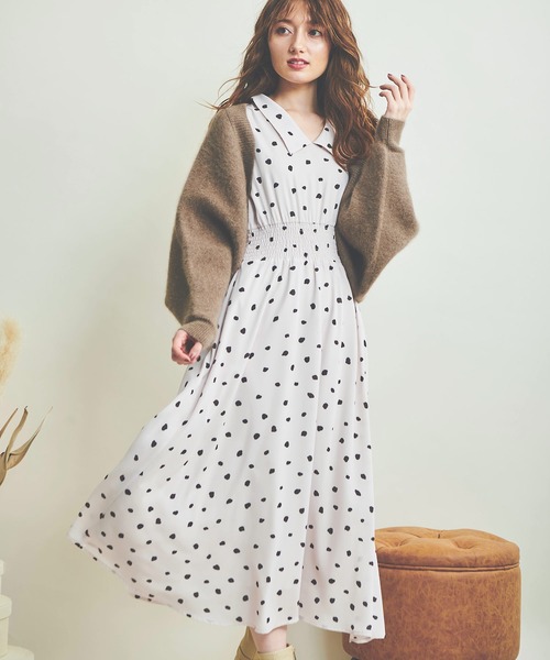 NOELA（ノエラ）の「ナローフレアボウタイワンピ（ワンピース）」 - WEAR