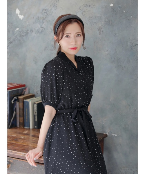 Areeam（アリーム）の「キルティングカチューシャ（カチューシャ・レディース・ブラック/オフホワイト・FREE）」の12枚目の写真