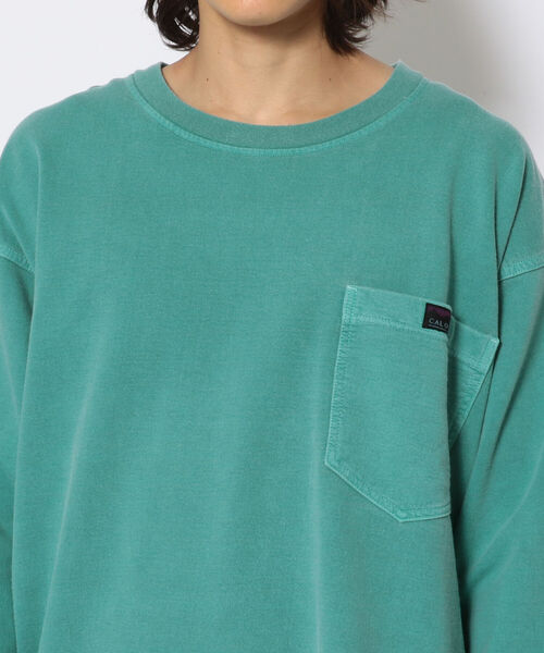 CAL O LINE（キャルオーライン）の「CAL O LINE /キャルオーライン　VENTED SWEAT　ベンテッドスウェット（スウェット・メンズ・パープル/チャコール/グリーン・MEDIUM/LARGE）」の6枚目の写真