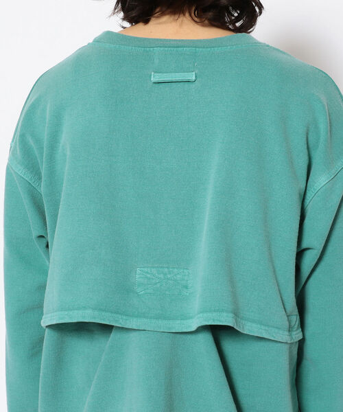 CAL O LINE（キャルオーライン）の「CAL O LINE /キャルオーライン　VENTED SWEAT　ベンテッドスウェット（スウェット・メンズ・パープル/チャコール/グリーン・MEDIUM/LARGE）」の7枚目の写真